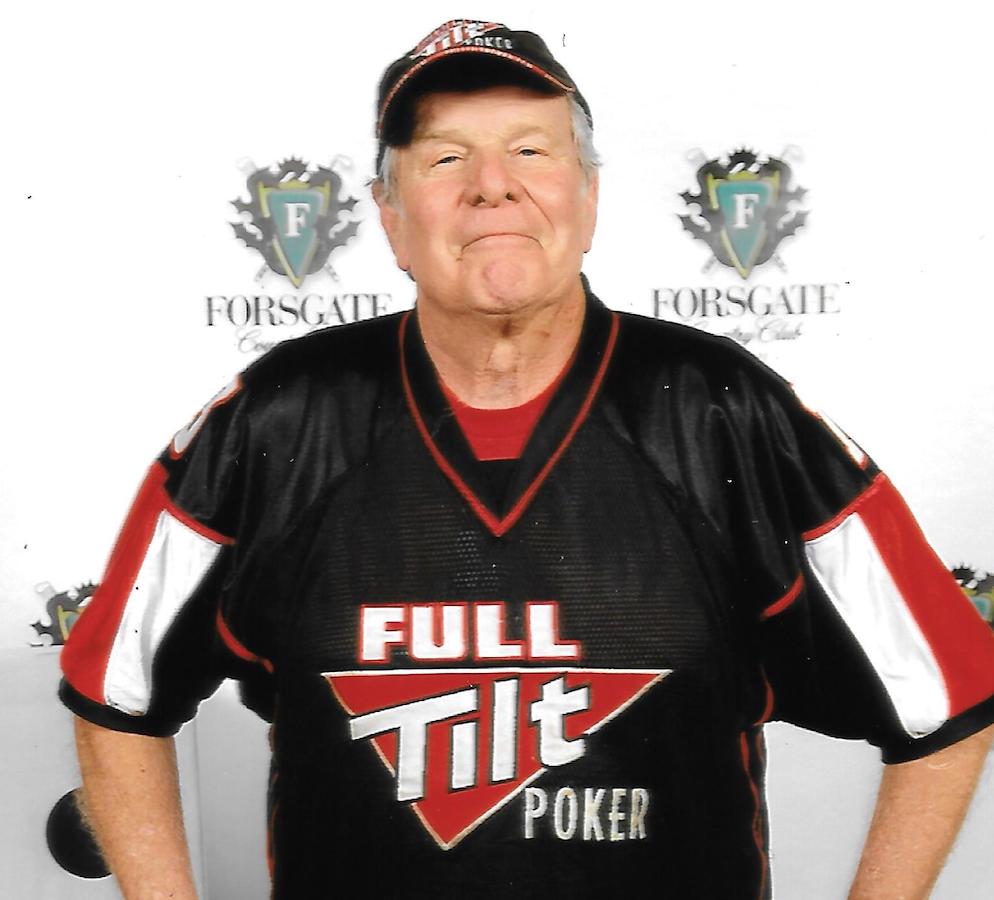 Richard Lederer in a full tilt poker jersey